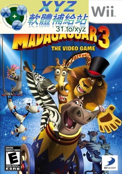 馬達加斯加 3 Madagascar 3 The Video Game USA WII(美版)(DVD版)